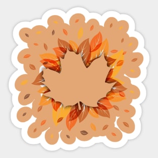 welcome autumn Sticker